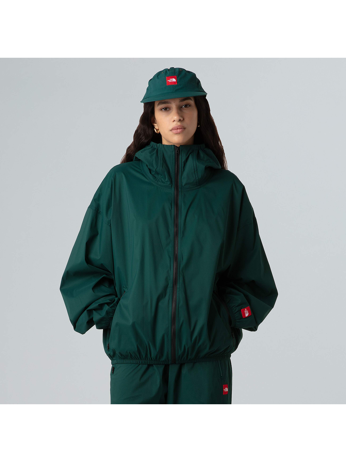 Chaqueta cortaviento plegable con capucha Redbox unisex 2