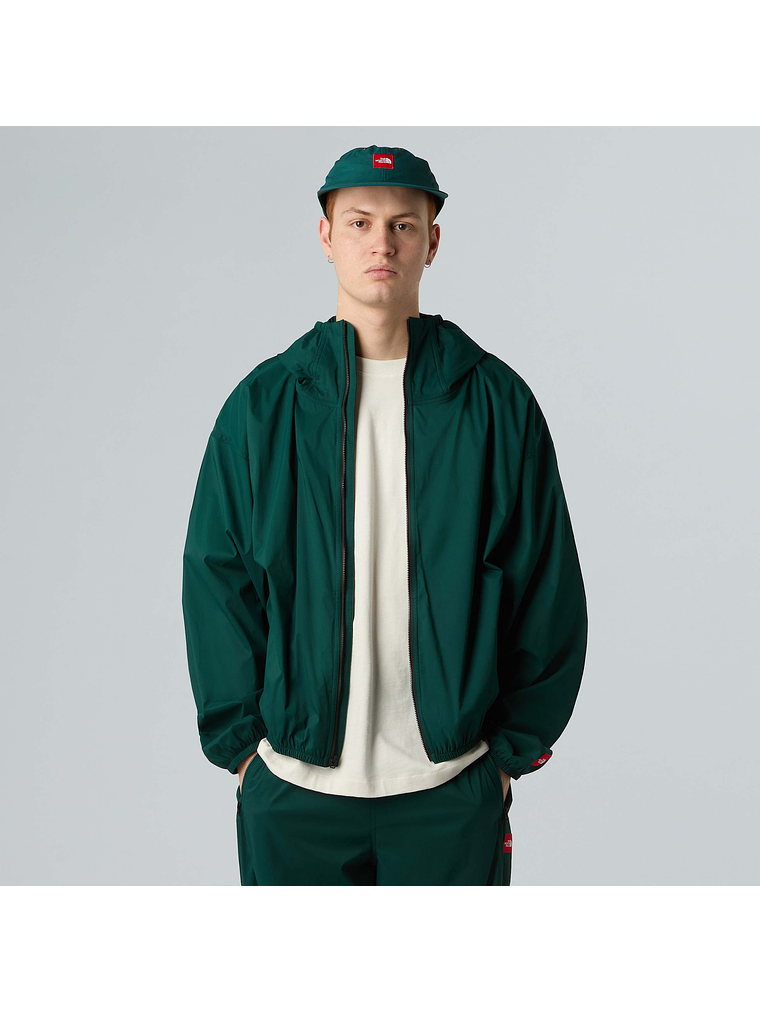 Chaqueta cortaviento plegable con capucha Redbox unisex 3