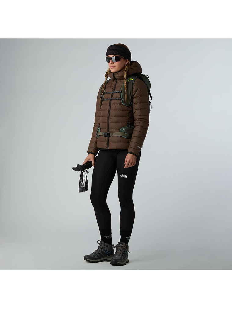 Chaqueta de plumón con capucha Classic para mujer 1