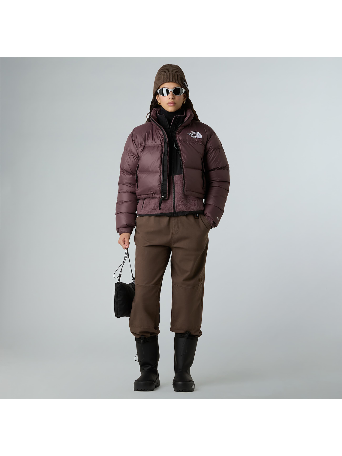 Chaqueta corta Nuptse para mujer 1