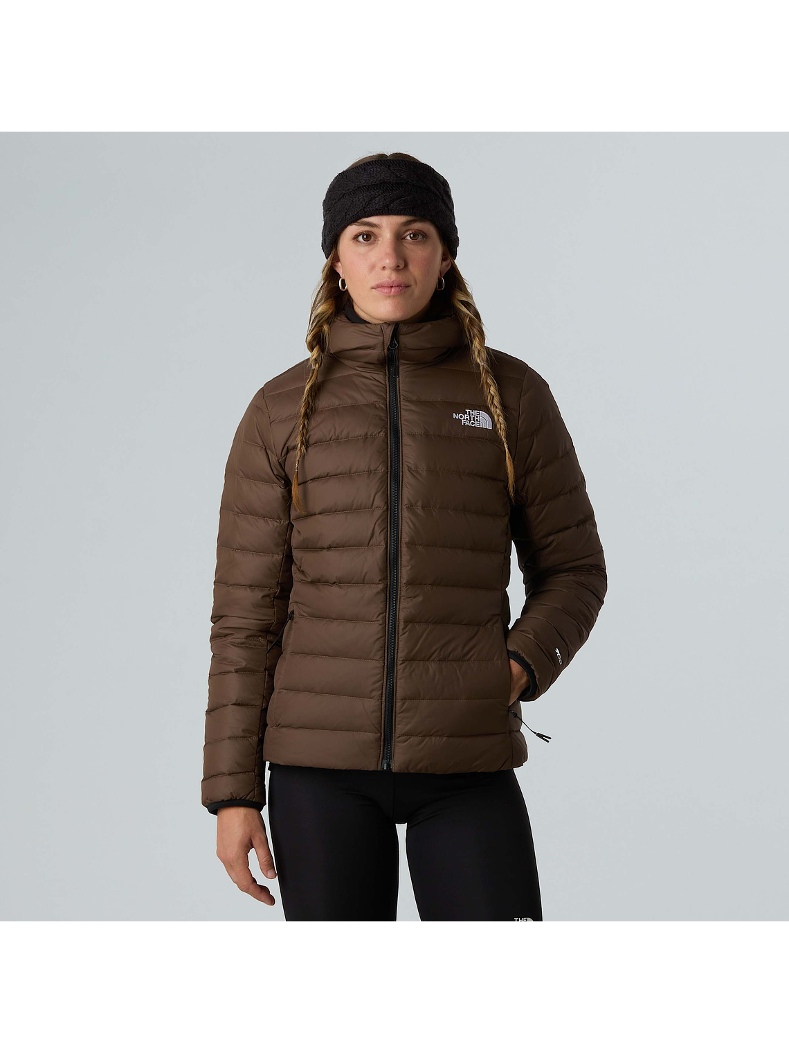 Chaqueta de plumón con capucha Classic para mujer 5