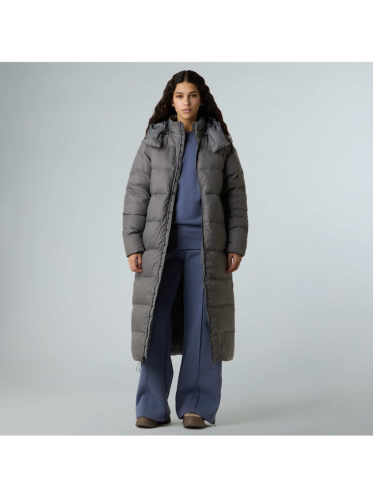 Parka larga de plumón con capucha Hydrenalite City para mujer 1