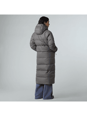Parka larga de plumón con capucha Hydrenalite City para mujer