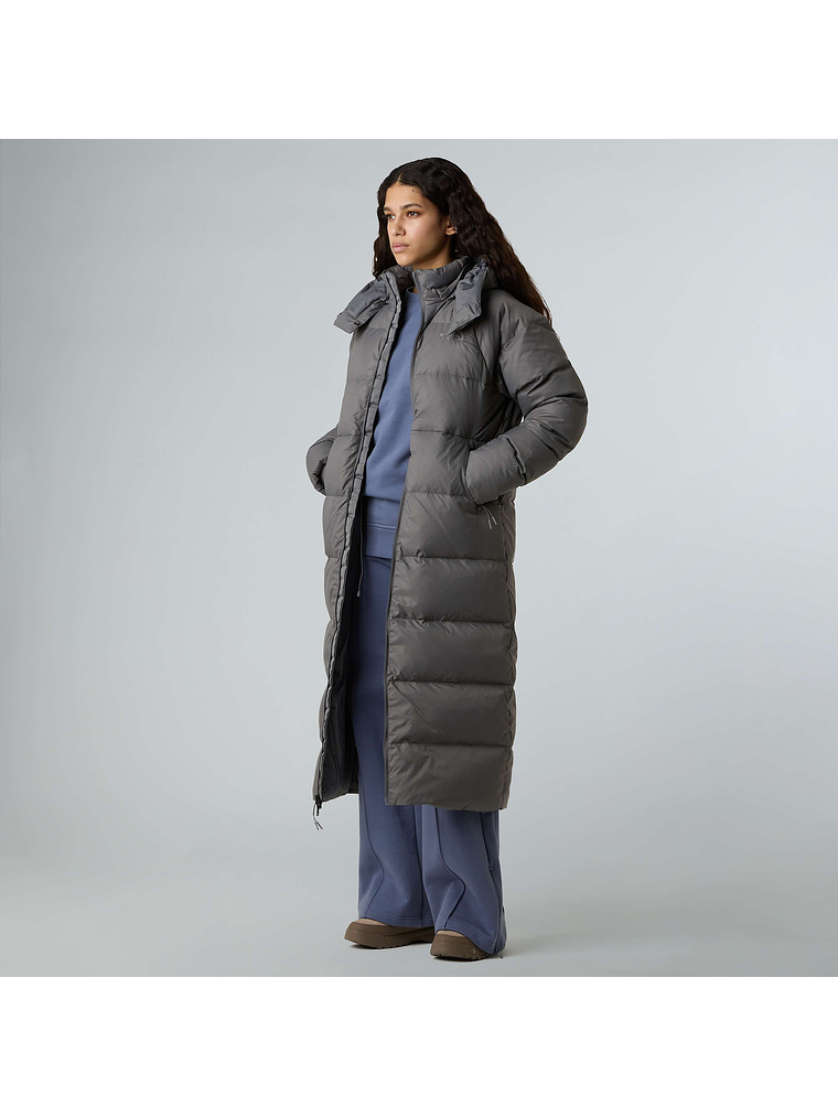 Parka larga de plumón con capucha Hydrenalite City para mujer 3