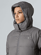Parka larga de plumón con capucha Hydrenalite City para mujer - Miniatura 4