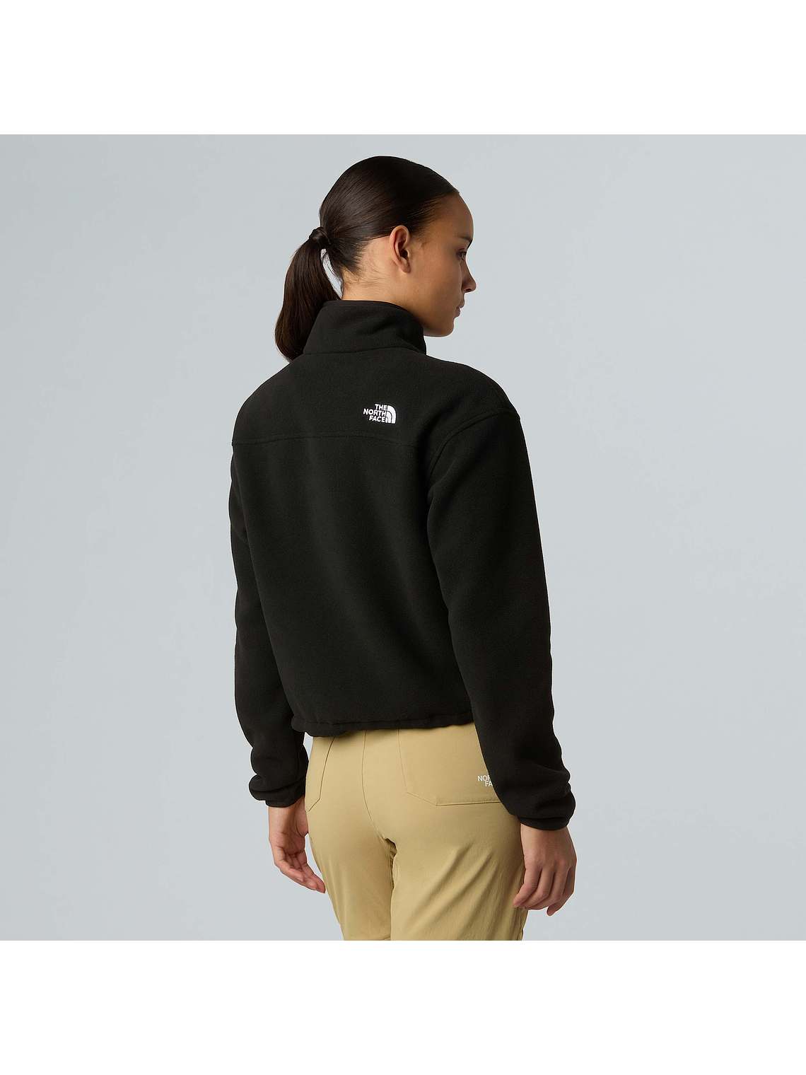 Forro polar corto con media cremallera Glacier para mujer 2