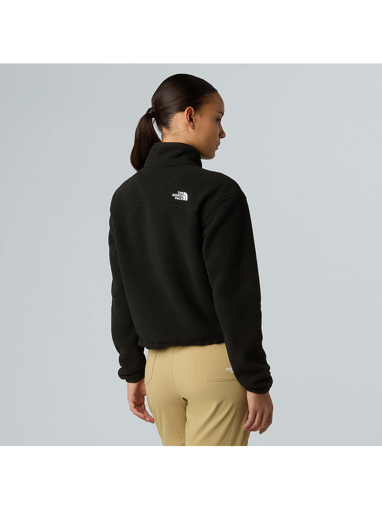 Forro polar corto con media cremallera Glacier para mujer 2