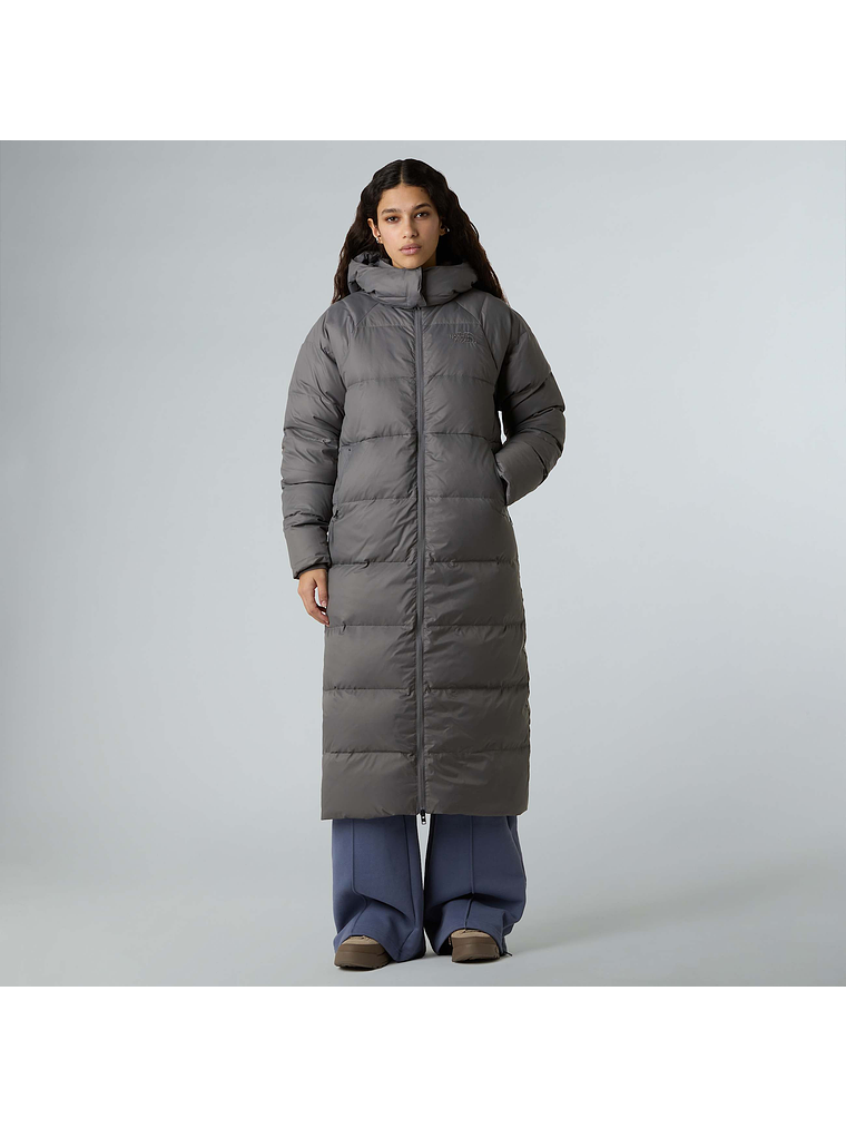 Parka larga de plumón con capucha Hydrenalite City para mujer 5