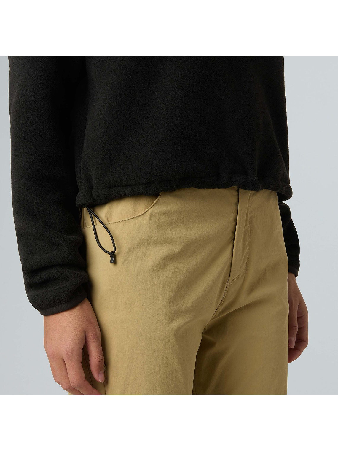 Forro polar corto con media cremallera Glacier para mujer 4