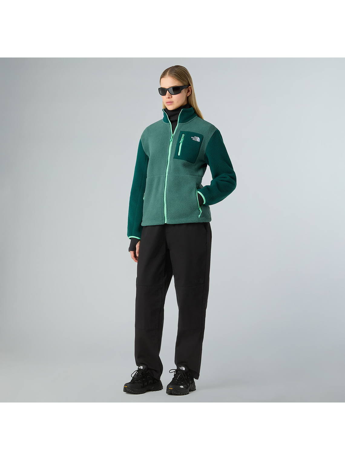 Chaqueta polar con cremallera integral Yumiori para mujer 1