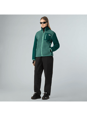 Chaqueta polar con cremallera integral Yumiori para mujer