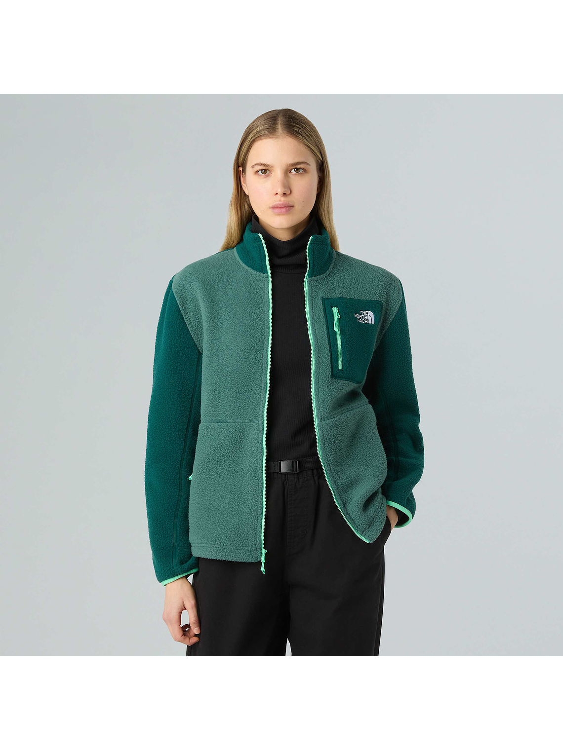 Chaqueta polar con cremallera integral Yumiori para mujer 3