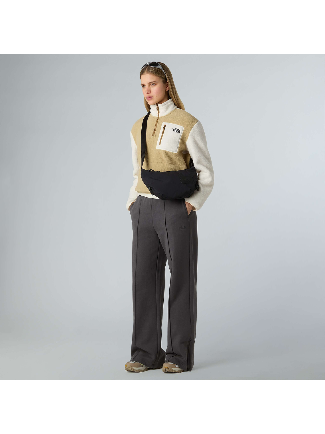 Chaqueta polar con cremallera de 1/4 Yumiori para mujer 1