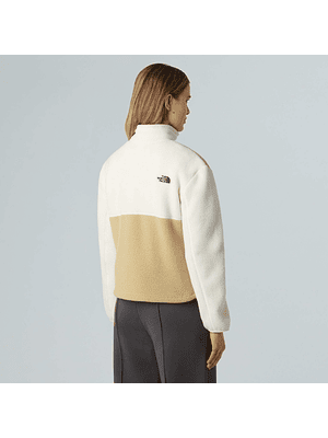 Chaqueta polar con cremallera de 1/4 Yumiori para mujer