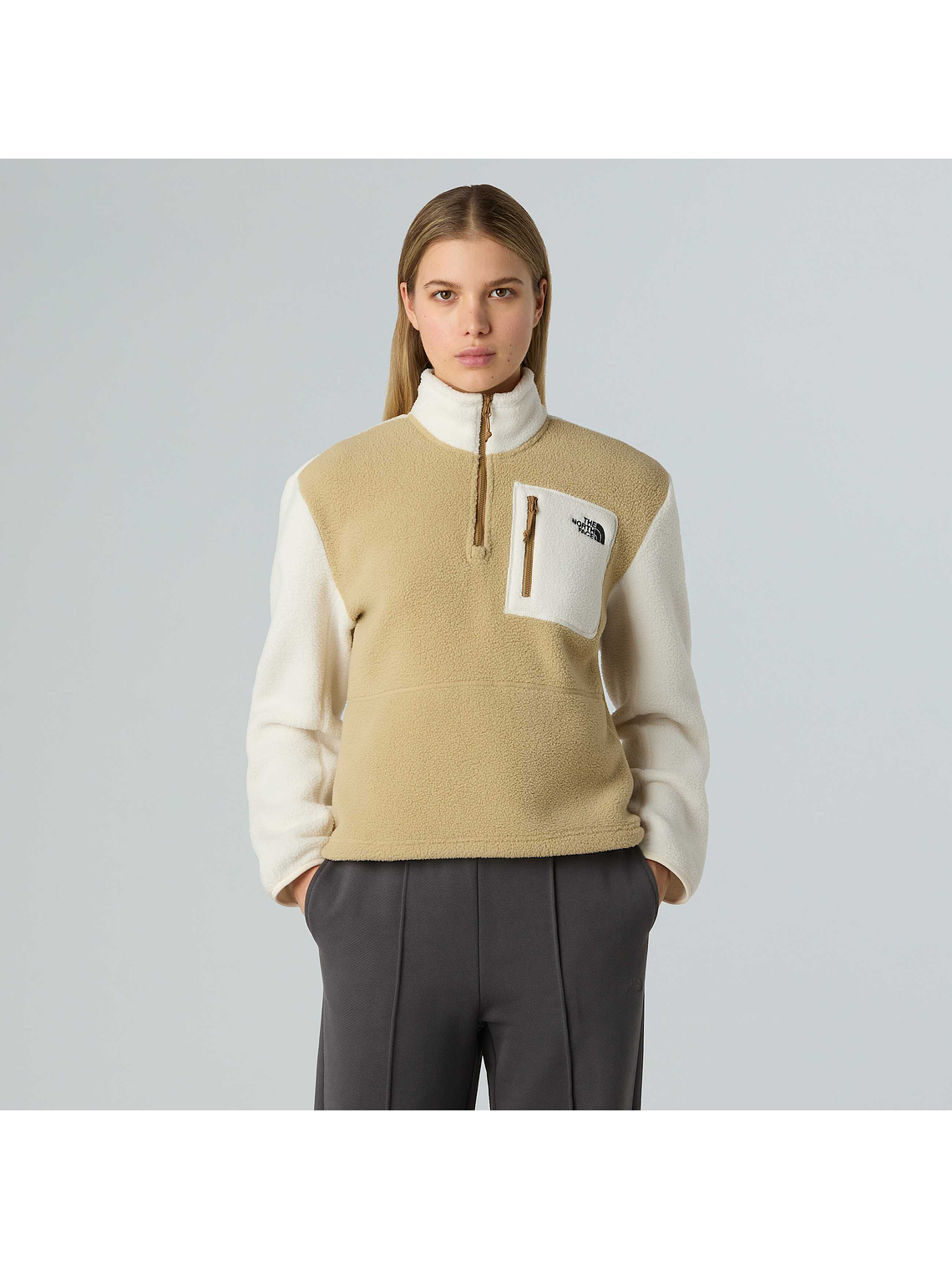 Chaqueta polar con cremallera de 1/4 Yumiori para mujer 5