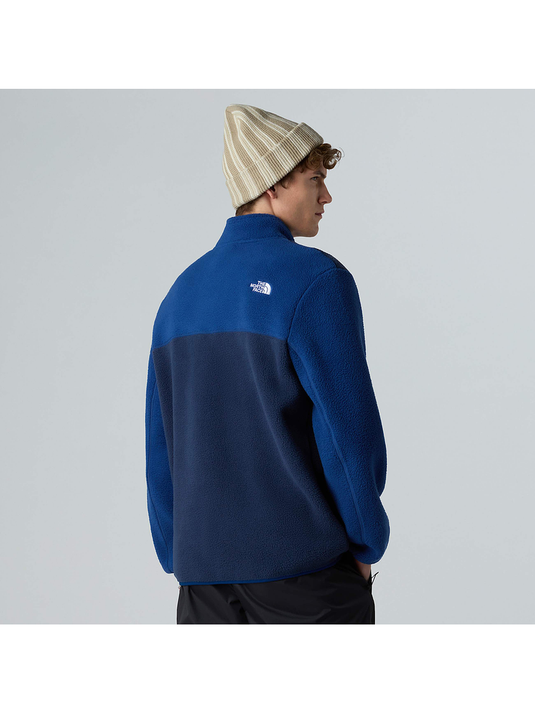 Chaqueta polar con cremallera de 1/4 Yumiori para hombre 2