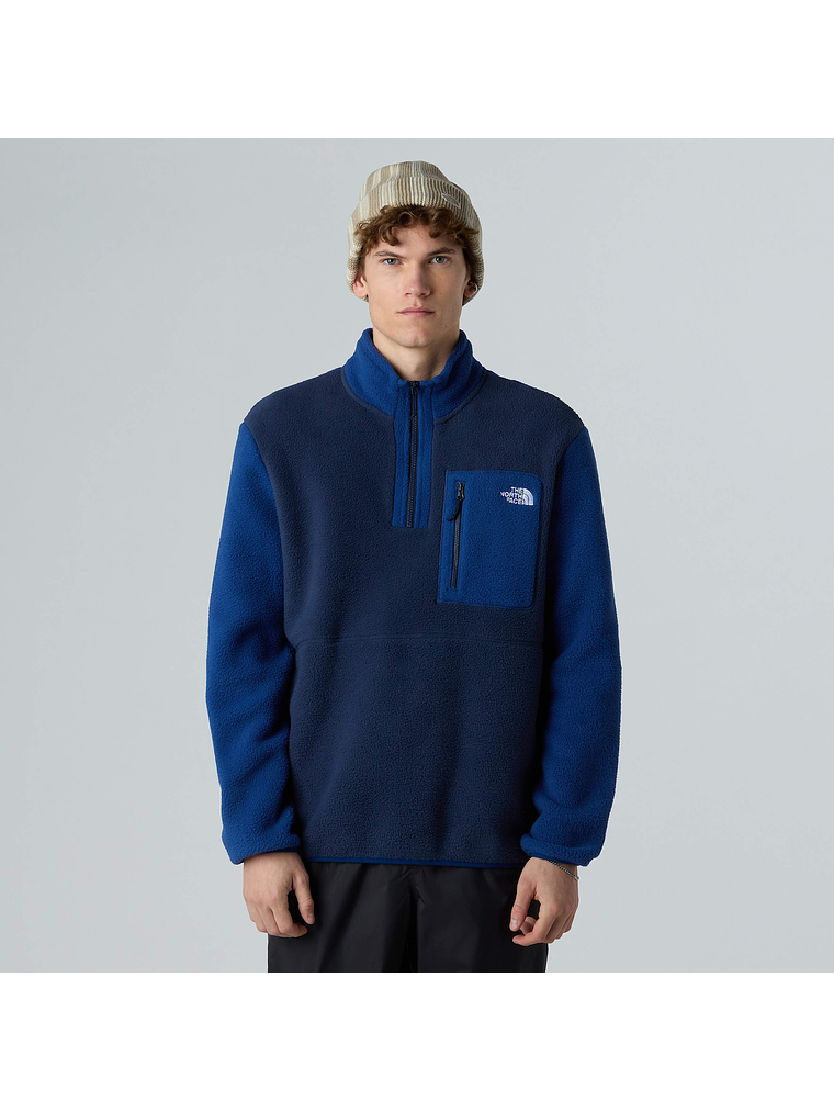 Chaqueta polar con cremallera de 1/4 Yumiori para hombre 3