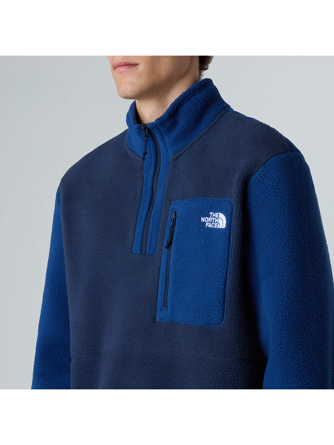 Chaqueta polar con cremallera de 1/4 Yumiori para hombre 5