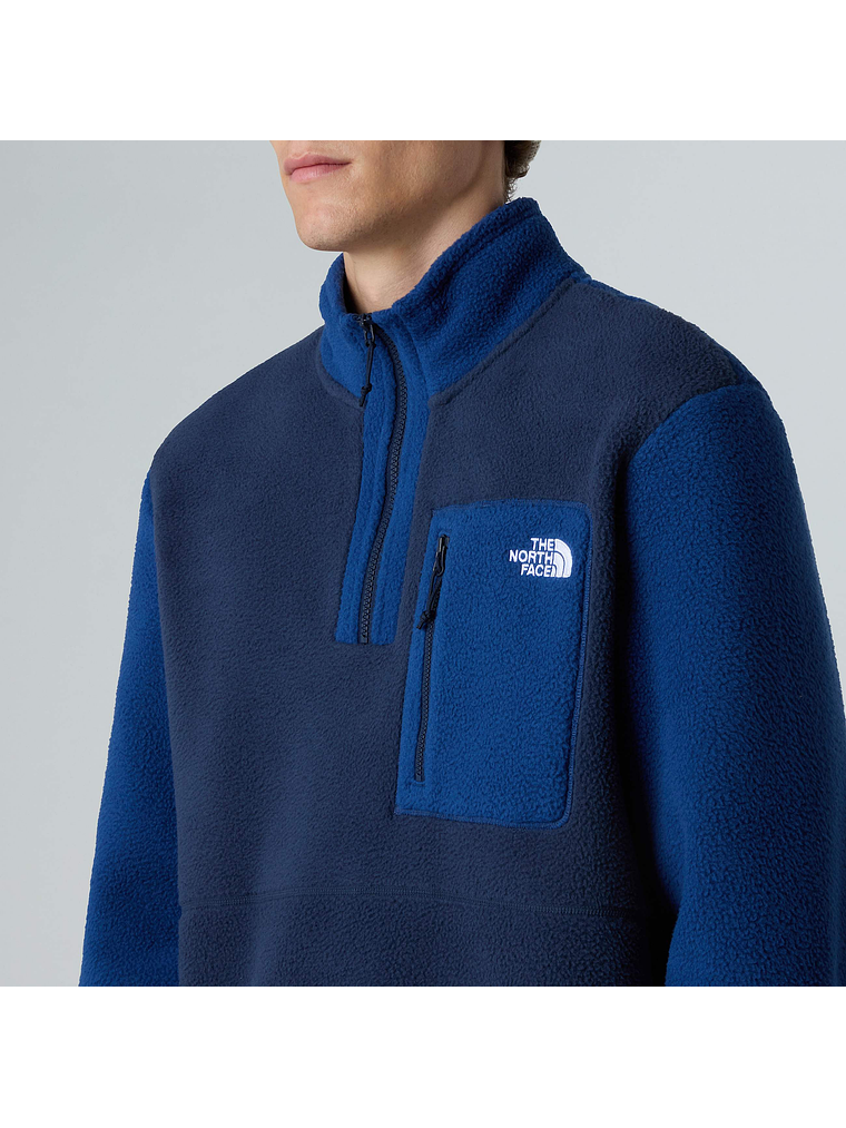 Chaqueta polar con cremallera de 1/4 Yumiori para hombre 5