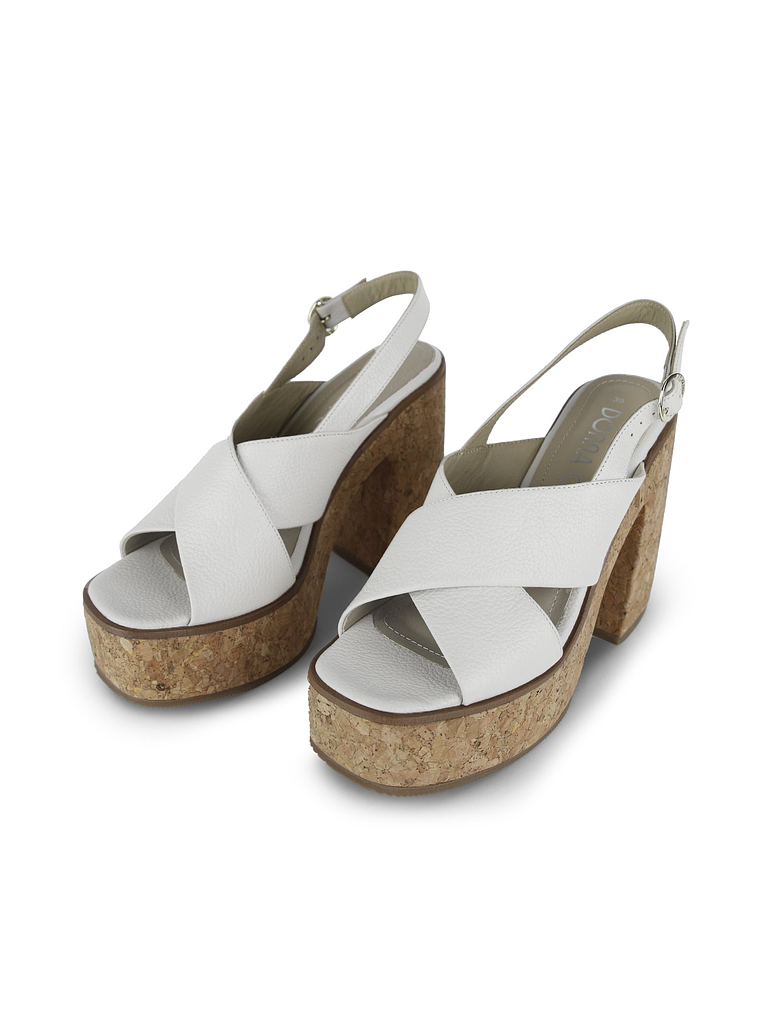 SANDALIA PERLA - BLANCO OFF 3