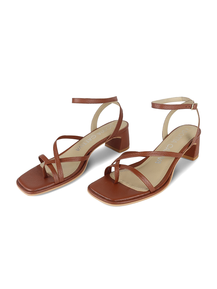 SANDALIA SALVIA - MIEL 2