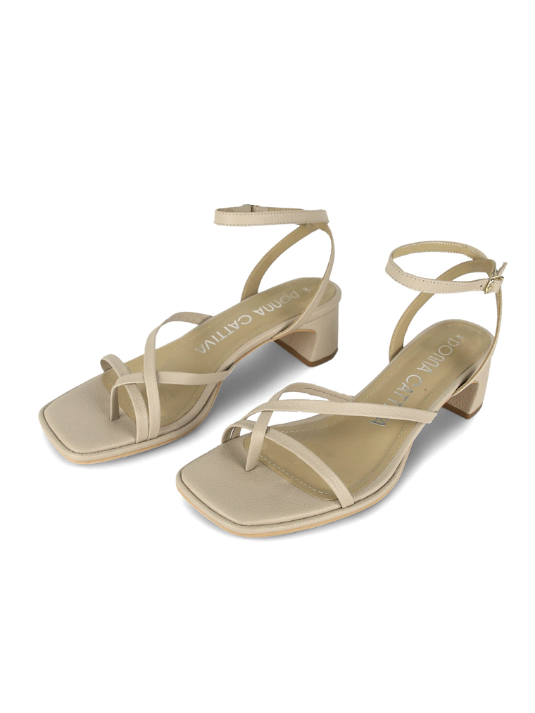 SANDALIA SALVIA - MARFIL 3