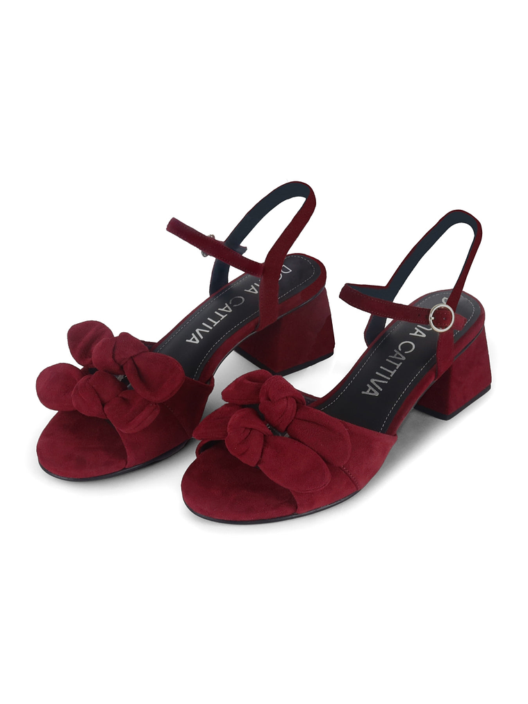 SANDALIA VERA - GUINDA 2