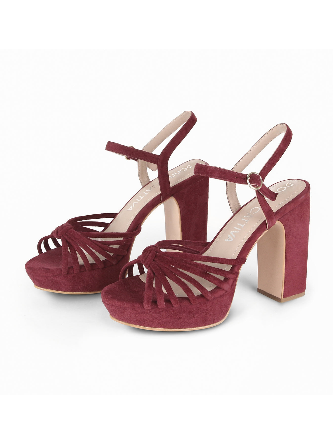 SANDALINA LENA - GUINDA 3