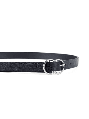 CINTURÓN MINI ENDLESS - NEGRO/PLATA