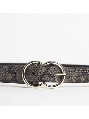 CINTURÓN MINI ENDLESS - CASCABEL/GRIS