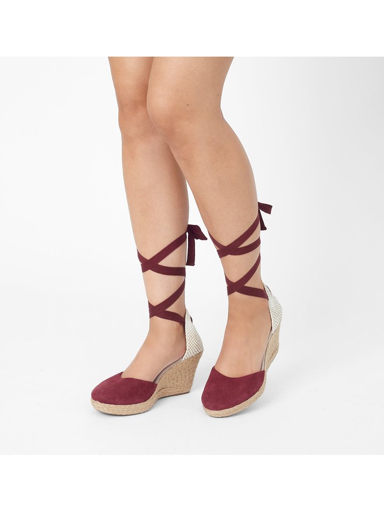 ALPARGATA TABI - GUINDA 2