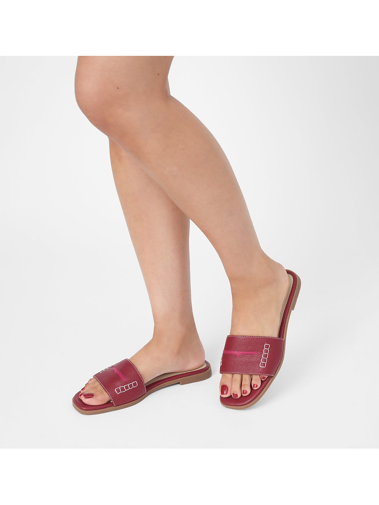 SANDALIA ANTIFAZ - ROJO 2