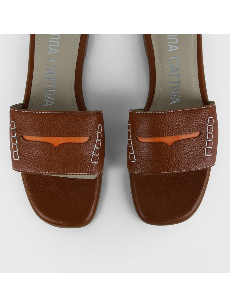 SANDALIA ANTIFAZ - CAMEL 5