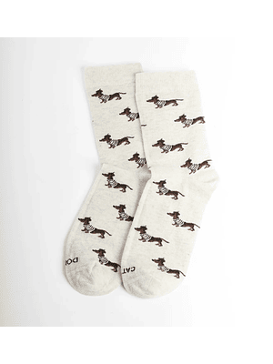 MEDIA LARGA - PERRITOS BEIGE