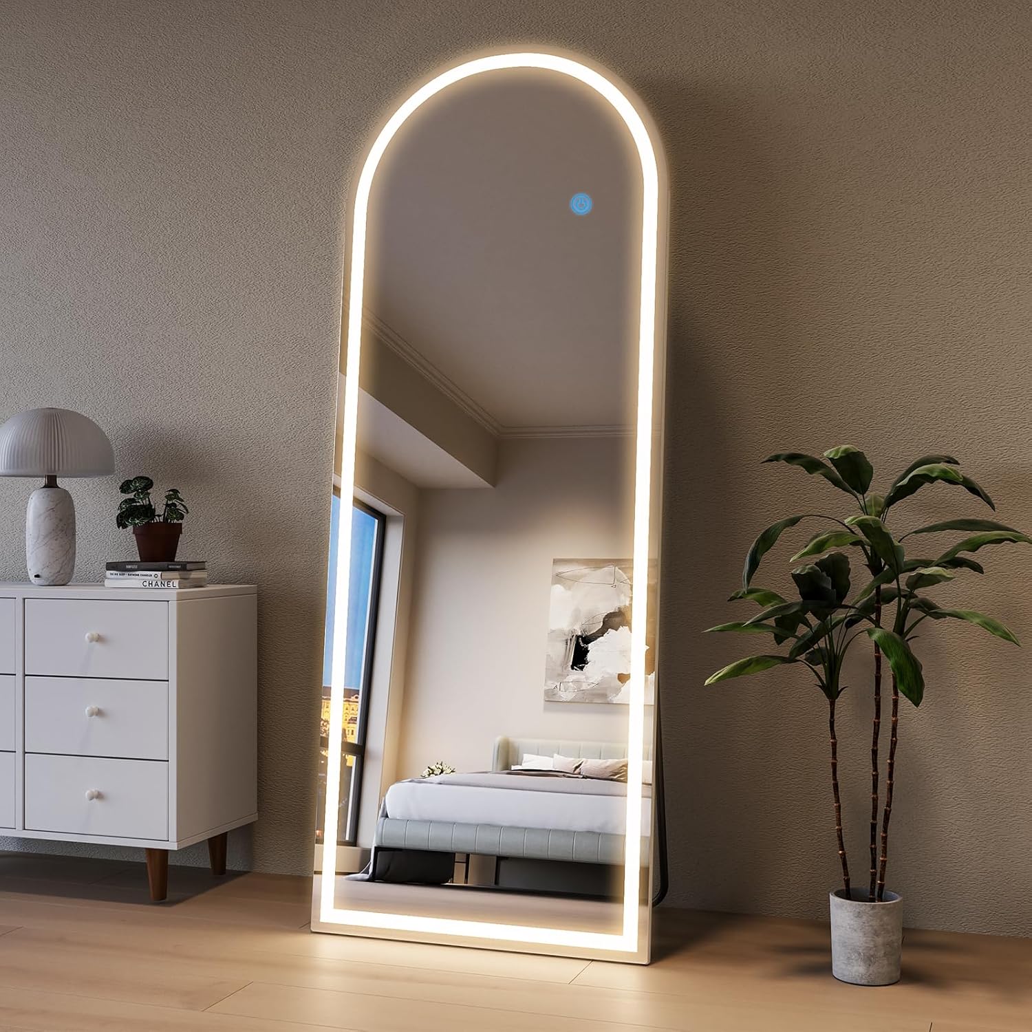 Espejo estilo Pinterest con LED táctil – Pulido 170x70 cm – Rebajas 1