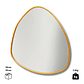 Espejo orgánico con marco de aluminio, 90 x 80 cm – Liquidación de stock - Miniatura 5