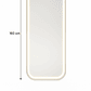 Espejo rectangular con luz LED – 50x160 cm - Miniatura 3