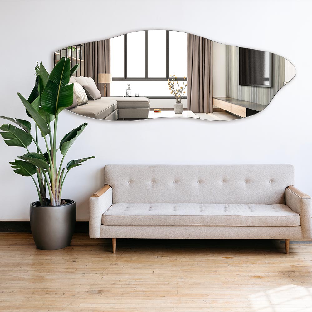 Espejo decorativo orgánico grande – Flamme – Cuerpo entero – 70 x 170 cm – Liquidación 1