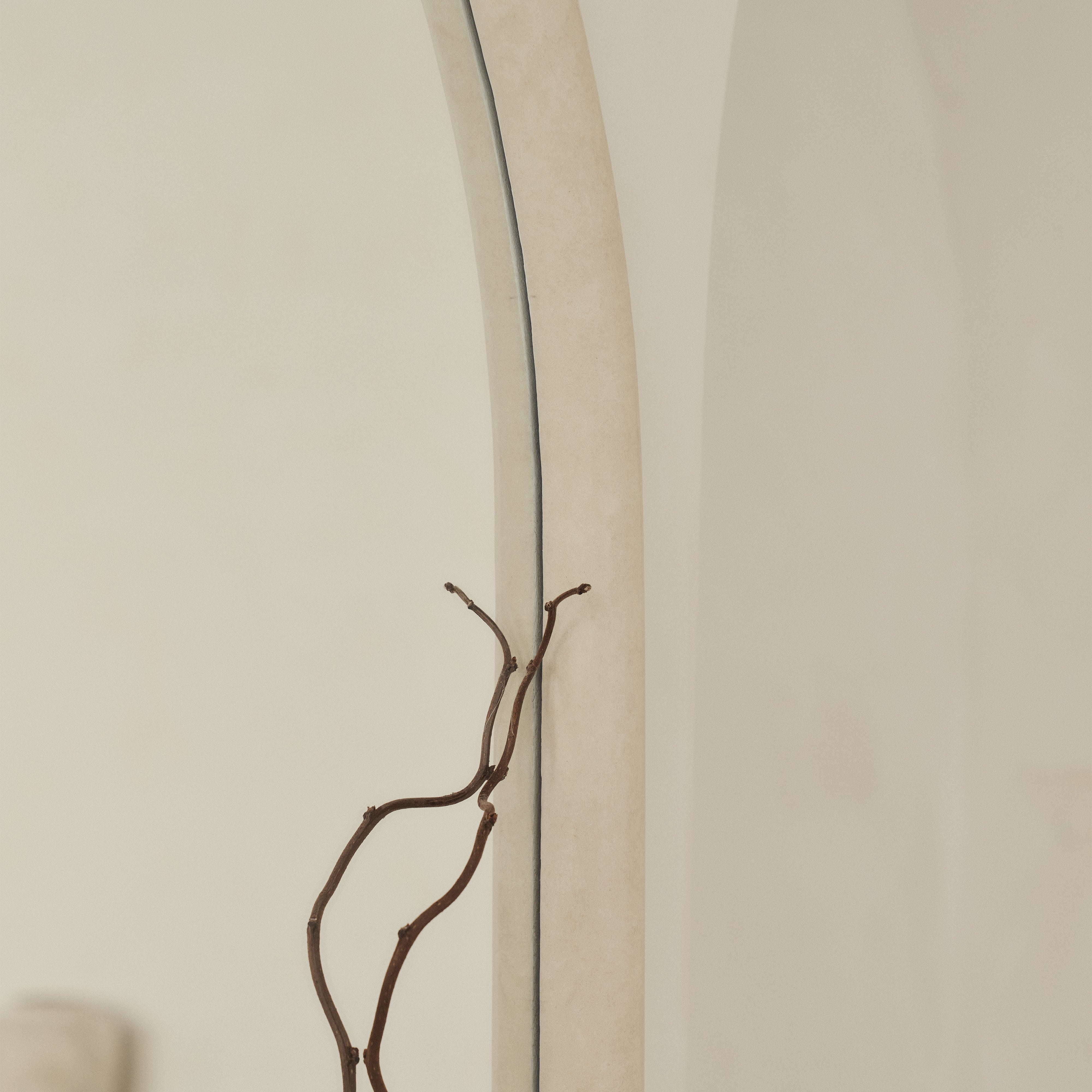 Elis – Espejo arqueado de hormigón extra grande, de suelo a techo, 190 cm x 100 cm 8