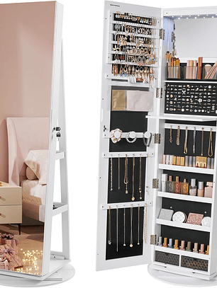 Espejo con estante y joyero — REBAJAS