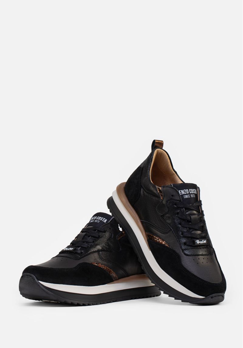 SNEAKERS BLACK & CROCO 6