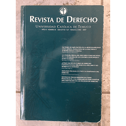Revista de derecho, Universidad Católica de Temuco