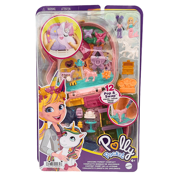 Polly Pocket Estuche Bosque de Unicornio - Set HGC20