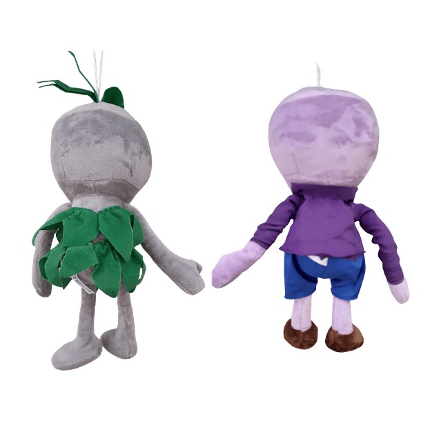 Peluche Plantas vs Zombies - Zombie Morado+Zombie Polinesia