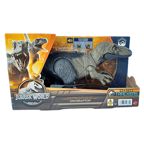 Jurassic World Dinosaurio Orkoraptor Rugido Salvaje - HLP21