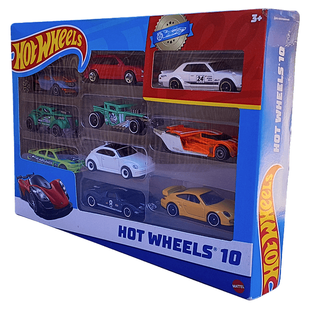 Set Pack de 10 Autos de Juguete Hot Wheels 54886 3