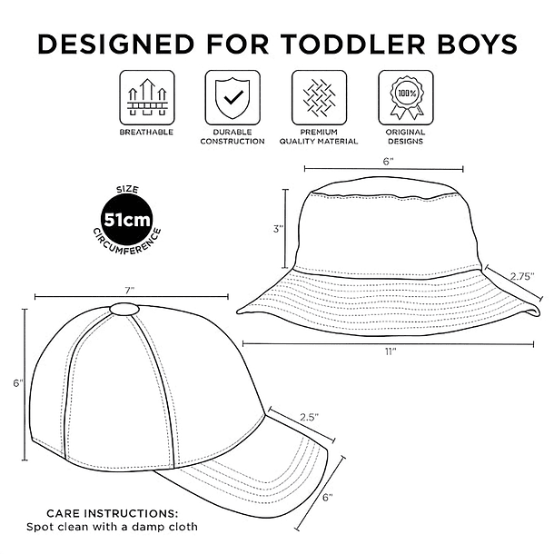 Set Gorra Jockey y Sombrero Pescador Thomas And Friends Niños 2-4 años 3