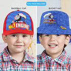Set Gorra Jockey y Sombrero Pescador Thomas And Friends Niños 2-4 años 2