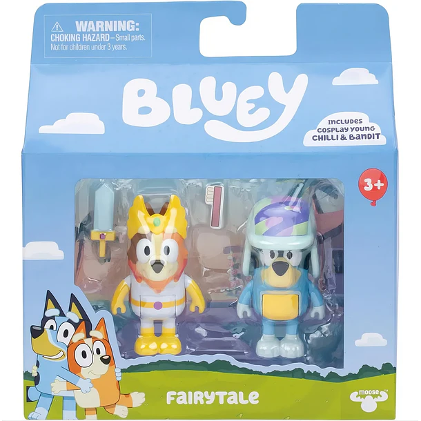 Bluey Fairytale 2 Figuras