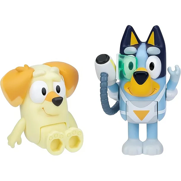 Bluey Surprise Blaster Suit 2 Figuras